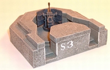 ARTMASTER 80197  Bunker mit FestungsPaK  1:87