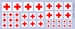 DM DECALS 7005  Rode Kruis vierkant 1:72