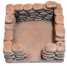 ARTMASTER 80088  Sandsackstellung eckig  1:87
