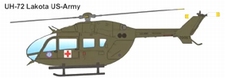 AIRPOWER 700401  UH-72 US Army    1:87
