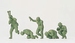 PREISER 16540  Granaatwerperpersoneel 5 fig. 1:87