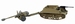 ALSACAST 184  Bren Carrier + 6 Pounder 1:87
