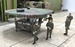 PANZERSHOP TFK  Veldkeuken met 8 figuren (NL)    1:87